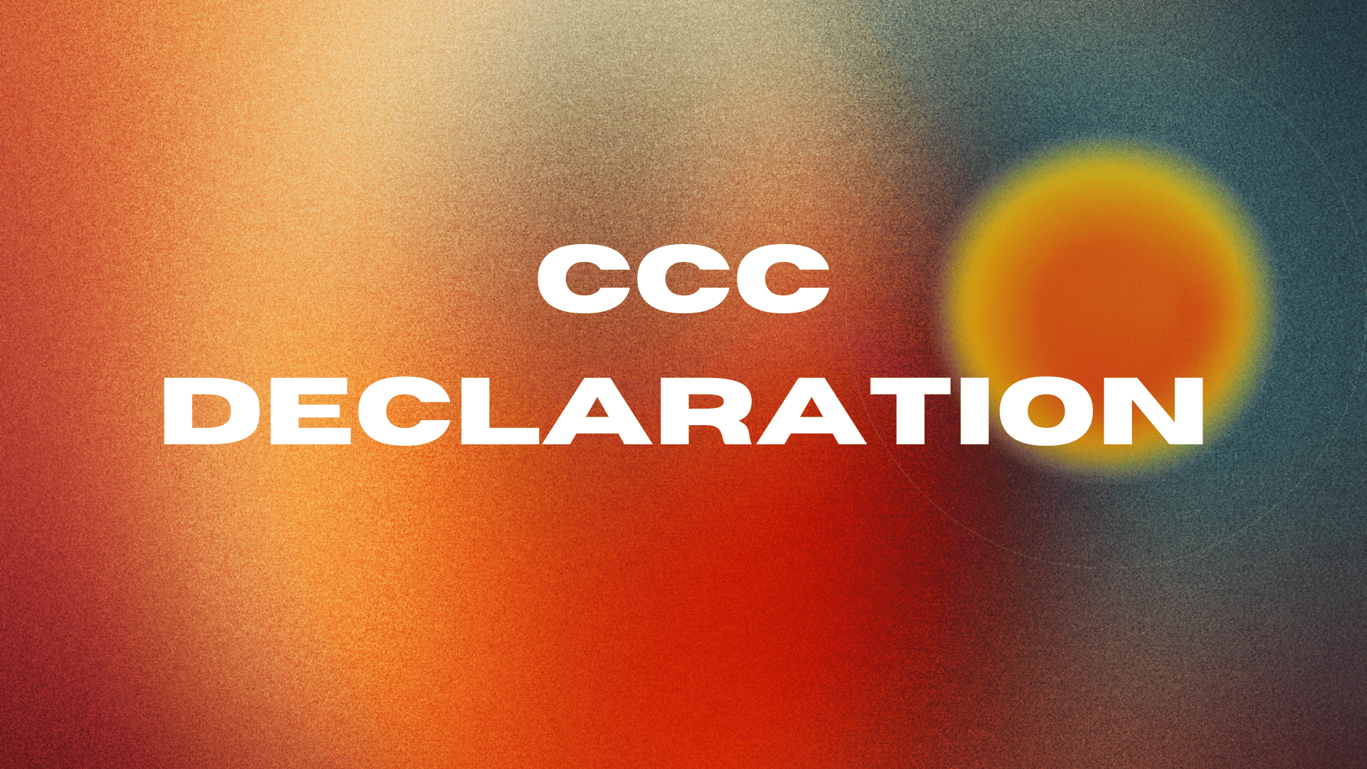 CCC Church Declaration